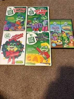 LeapFrog Kids Educational DVD Set - Green - Phonics & Reading Videos